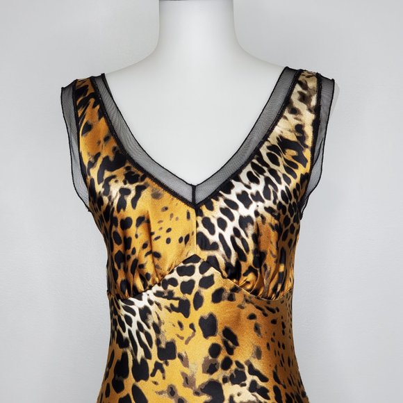Papillon Blanc Mob Wife Multi-Color Animal Print V-Neck Sleeveless Top Size S - Picture 2 of 12